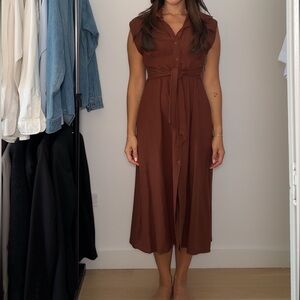 P&P copper tie dress